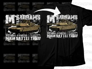 Abrams Tank Graphic Design Png Digital Download