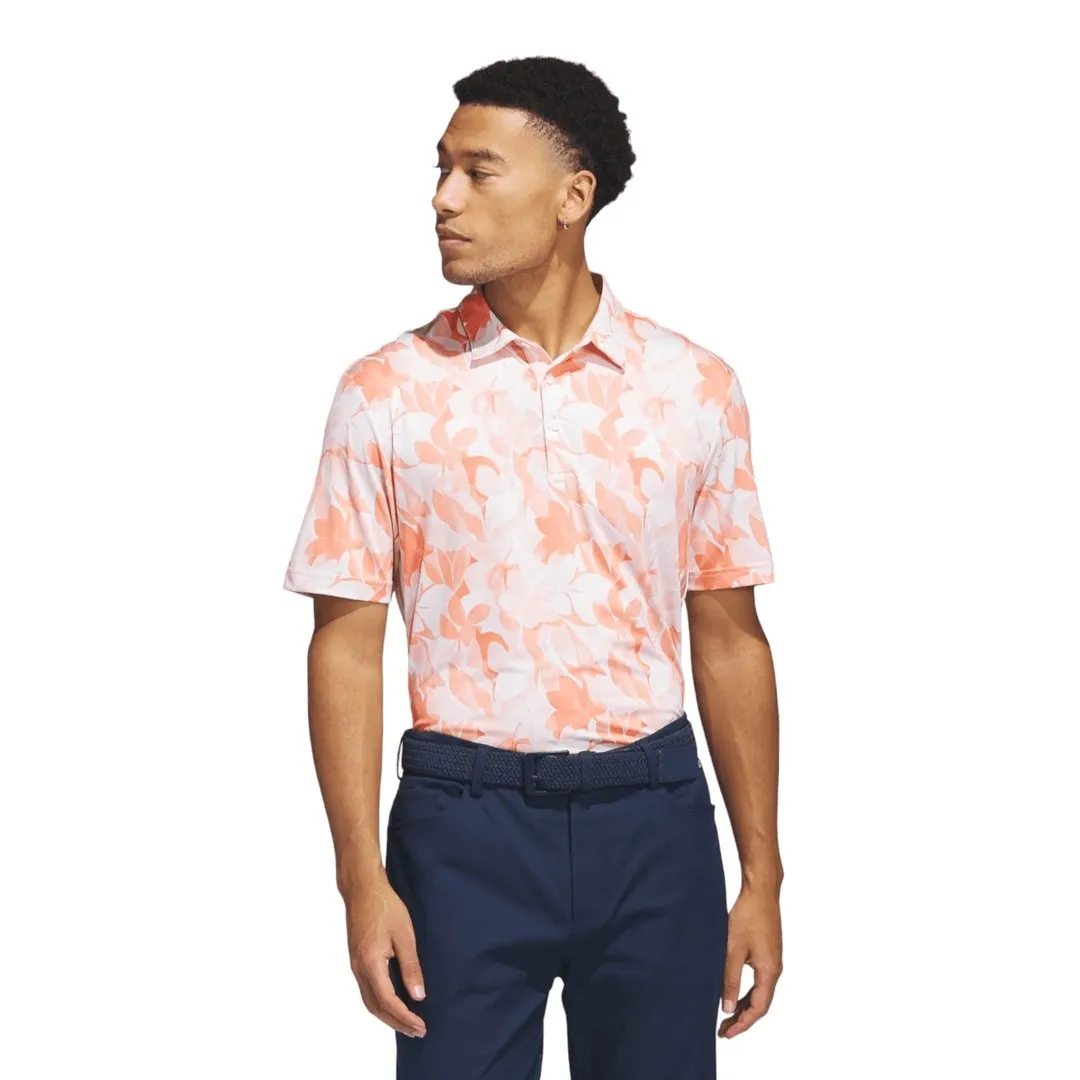 adidas Floral Golf Polo Shirt HY5372