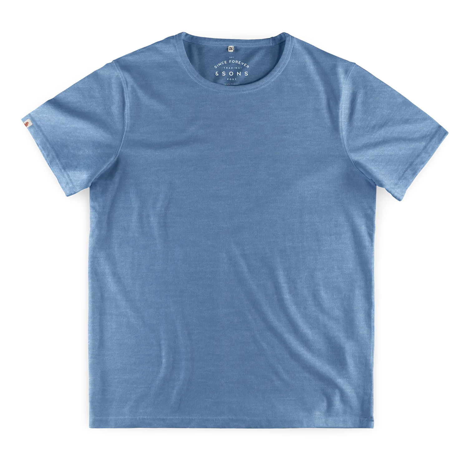 &SONS Boxer T-Shirt Sky Blue Marl