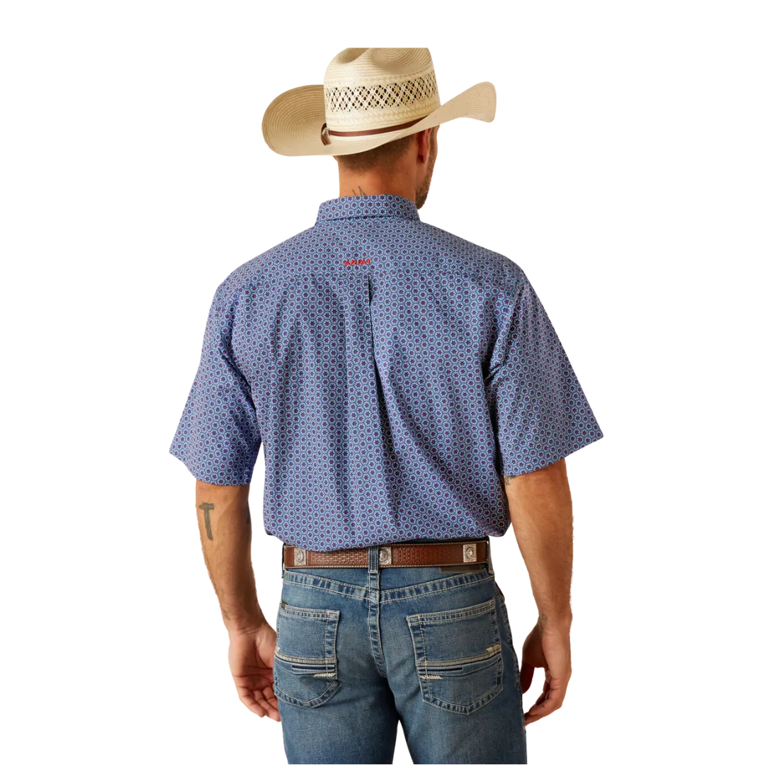 Ariat Men's Davey Medieval Blue Shirt