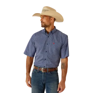 Ariat Men's Davey Medieval Blue Shirt