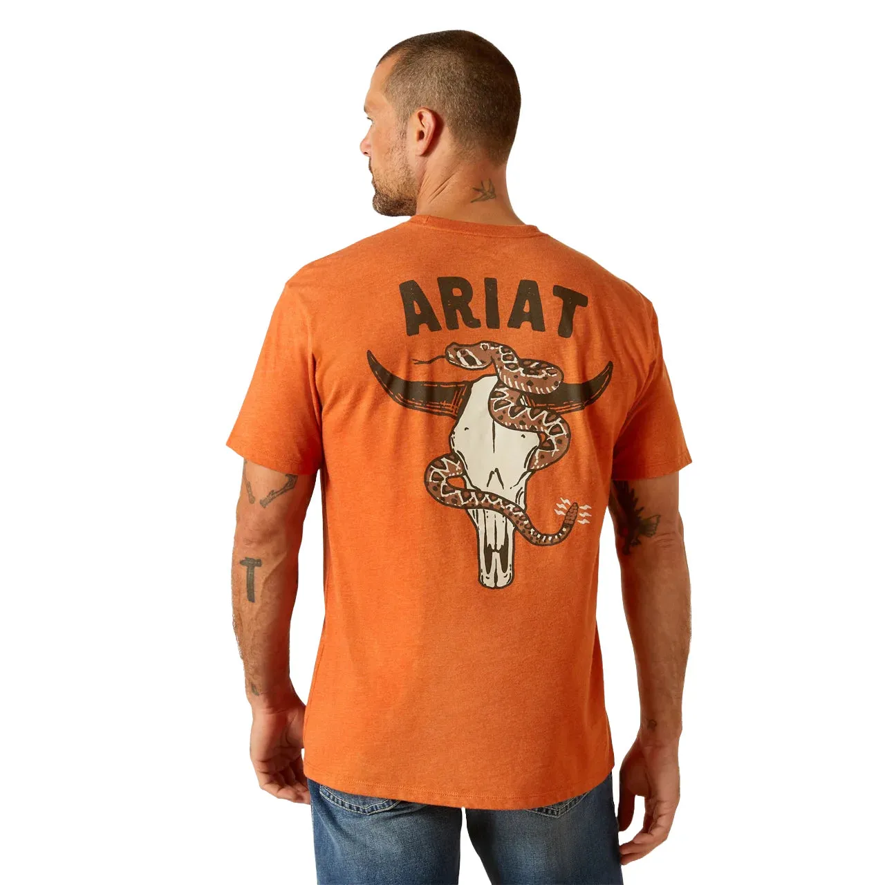 Ariat Mens Rattler Skull SS TShirt