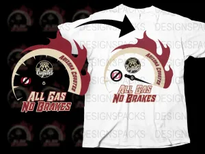 Arizona Coyotes All Gas No Brakes Graphic Png Digital Download