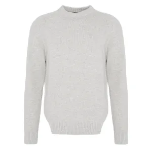 Barbour Grangetown Merino Crew Neck Sweater Light Grey