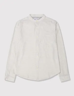 Bellfield Tarkovsky Grandad Shirt - Ecru