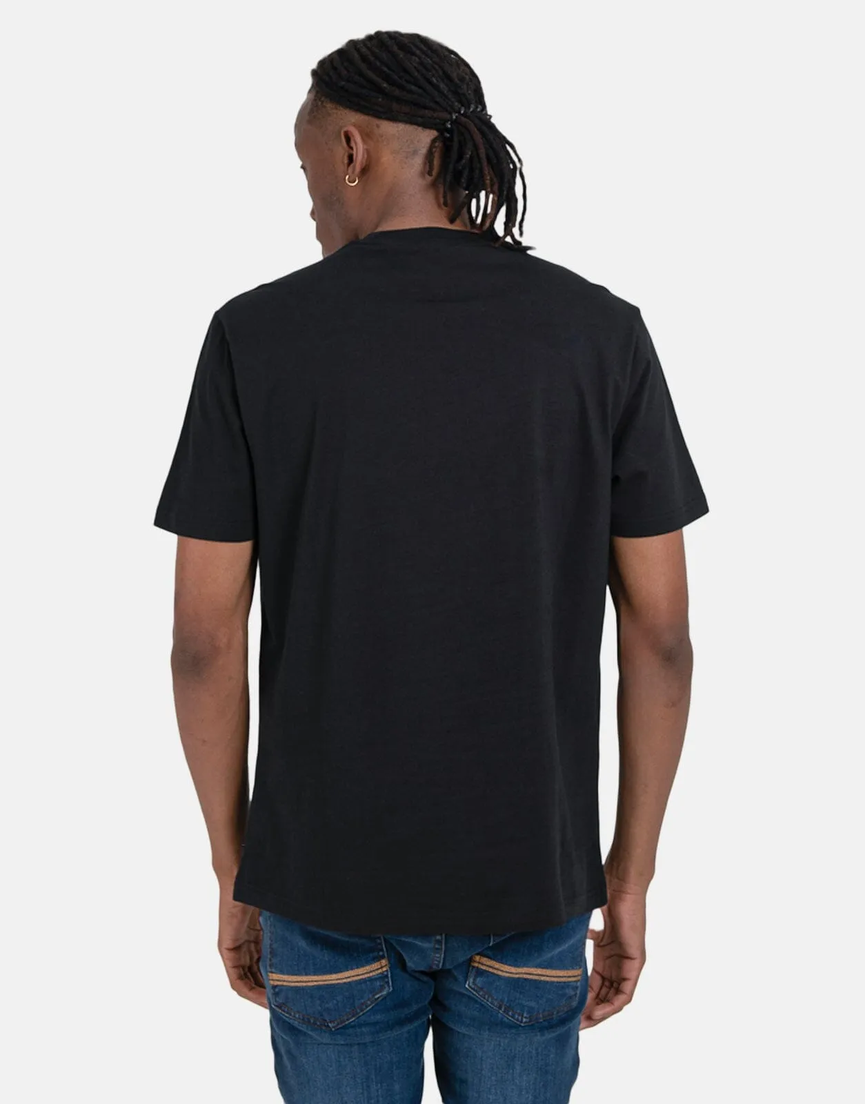 Ben Sherman Motion Target Puff Print Black T-Shirt