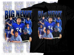 Big NEWT Bobcats Football Themed Graphic Png Digital Download