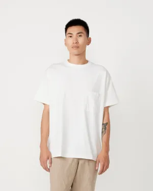 Big Pocket Tee in White