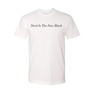 Black-ish Nerd Is The New Black Adult White T-Shirt