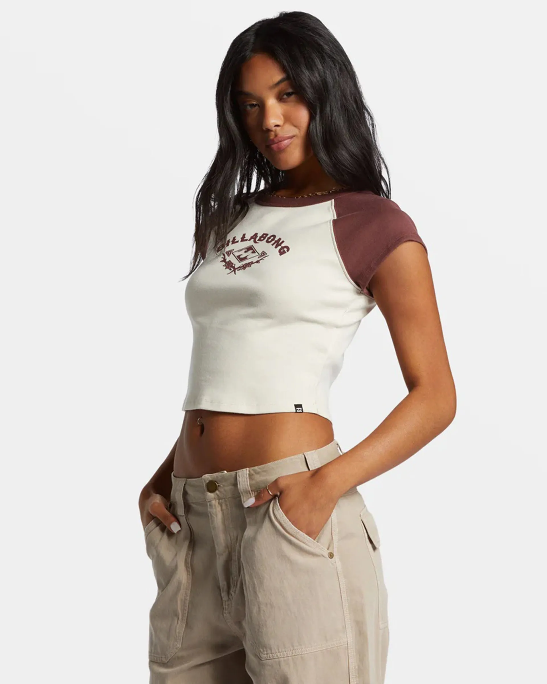 Blissed Cropped Raglan S/S T-Shirt