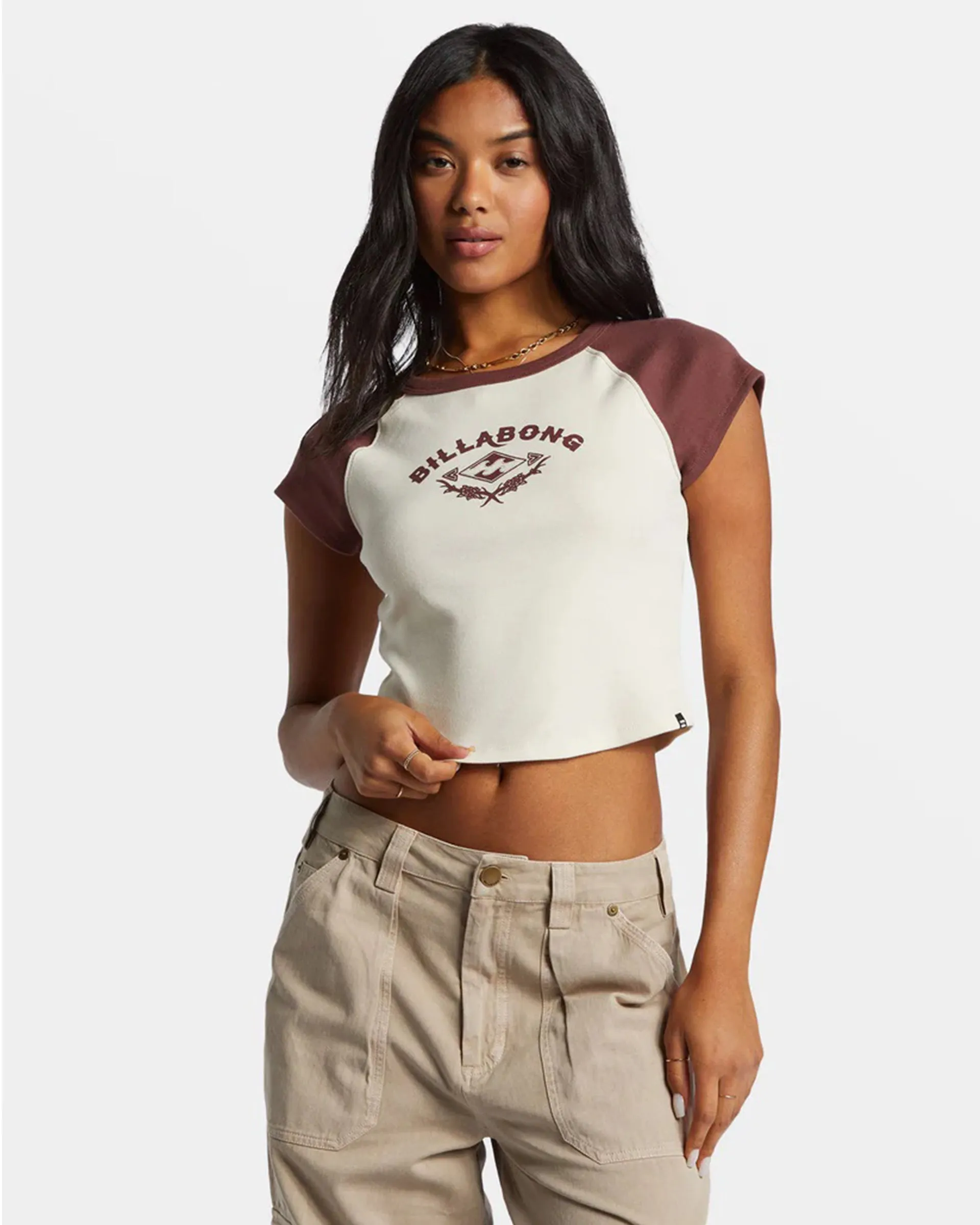 Blissed Cropped Raglan S/S T-Shirt