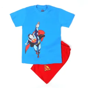 Boys 2 Pcs Suit DC Hero -Blue