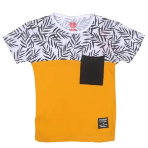 Boys T-Shirt H/S Floral Aop - Citrus