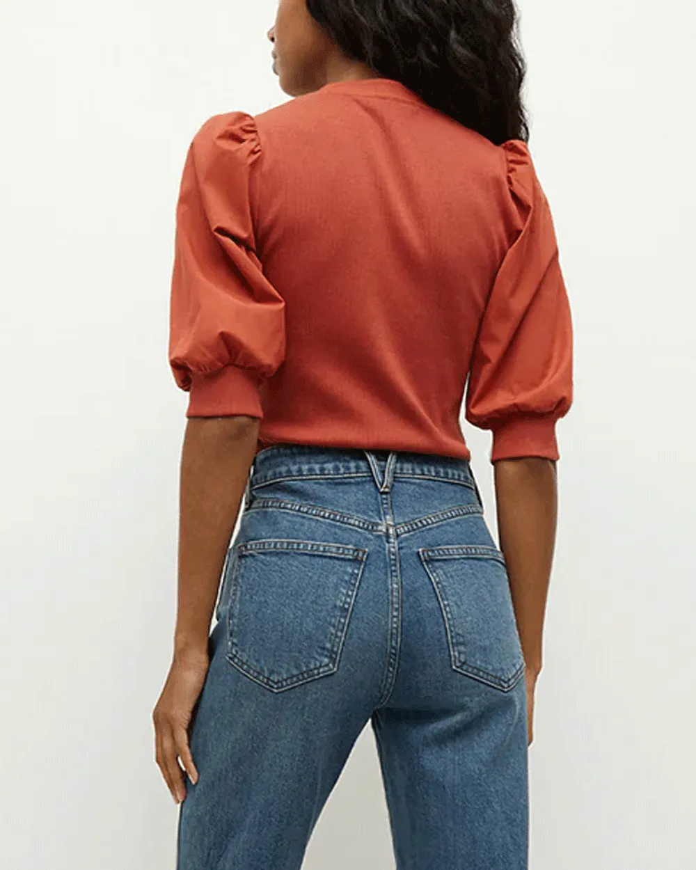 Brick Red Coralee Top