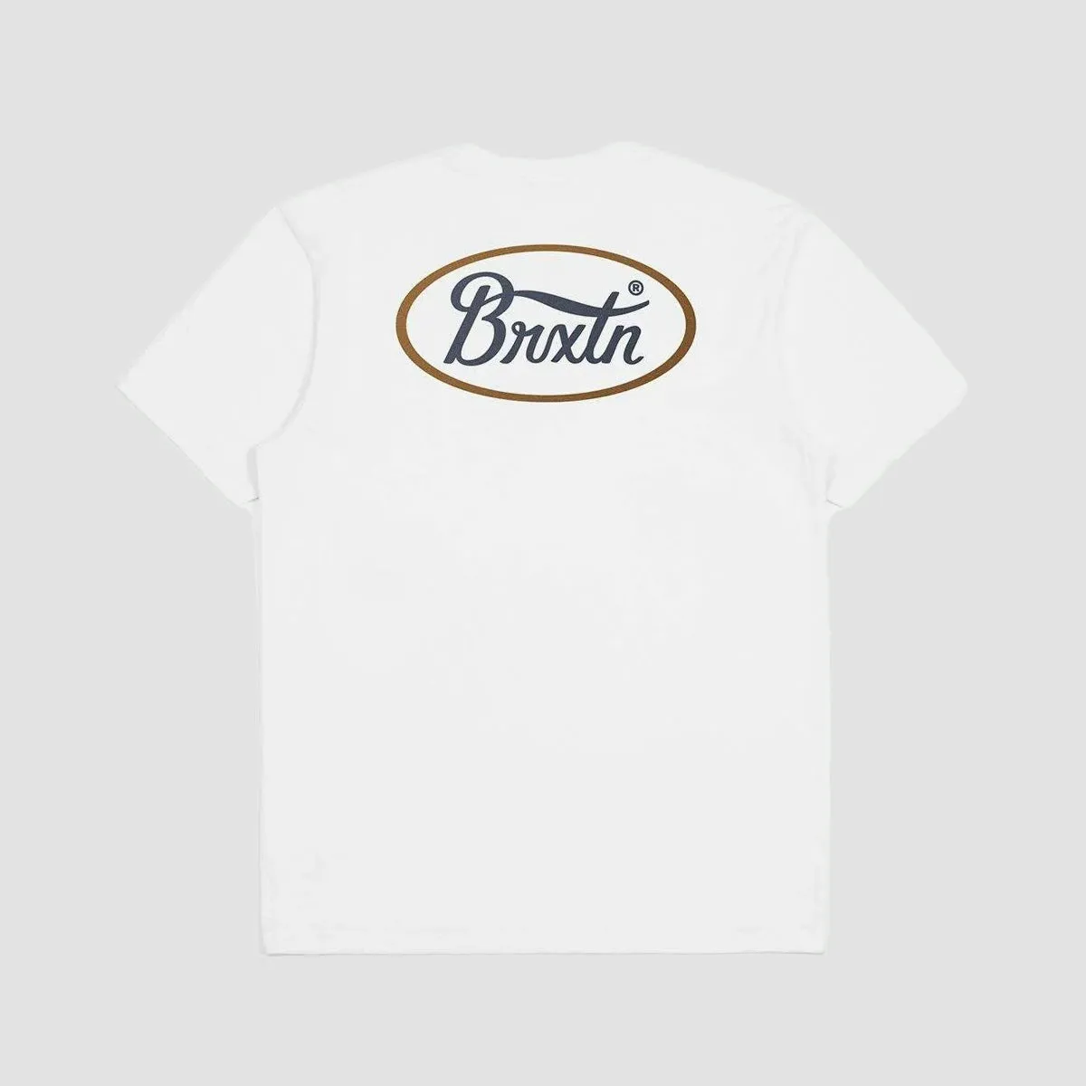 Brixton Parsons Tailored T-Shirt Oatmeal/Washed Black/Mahogany