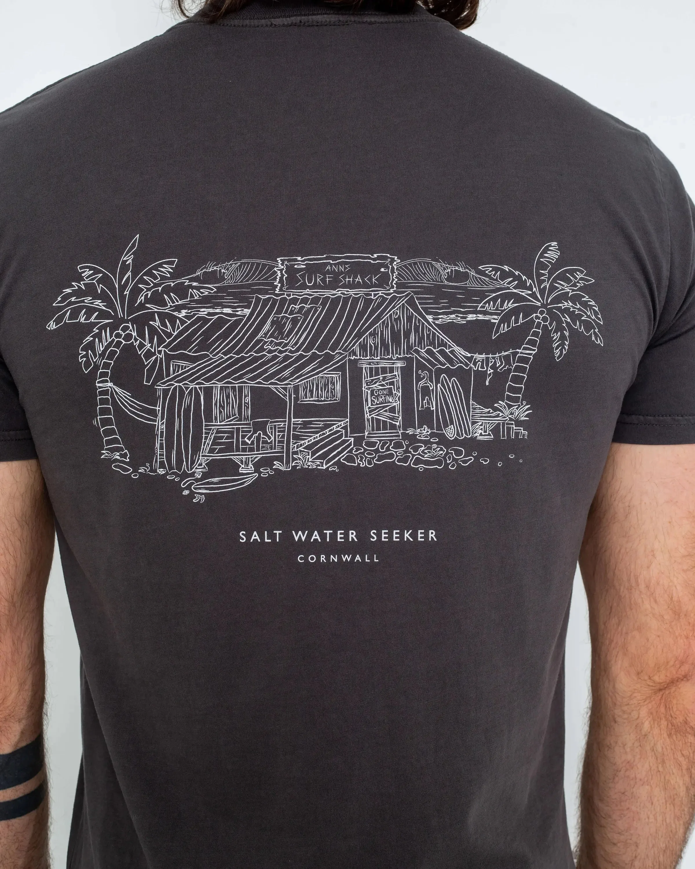 Cabin T-Shirt in Faded Black