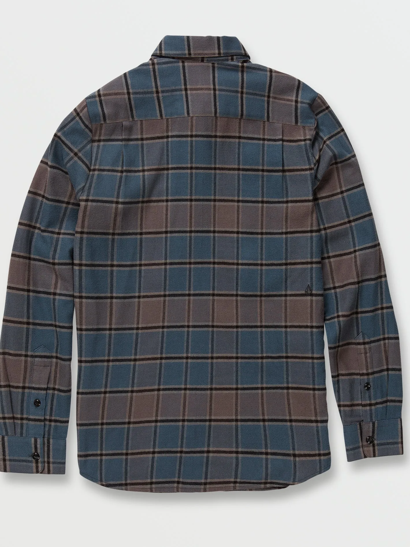 Caden Plaid Long Sleeve Flannel - Marina Blue