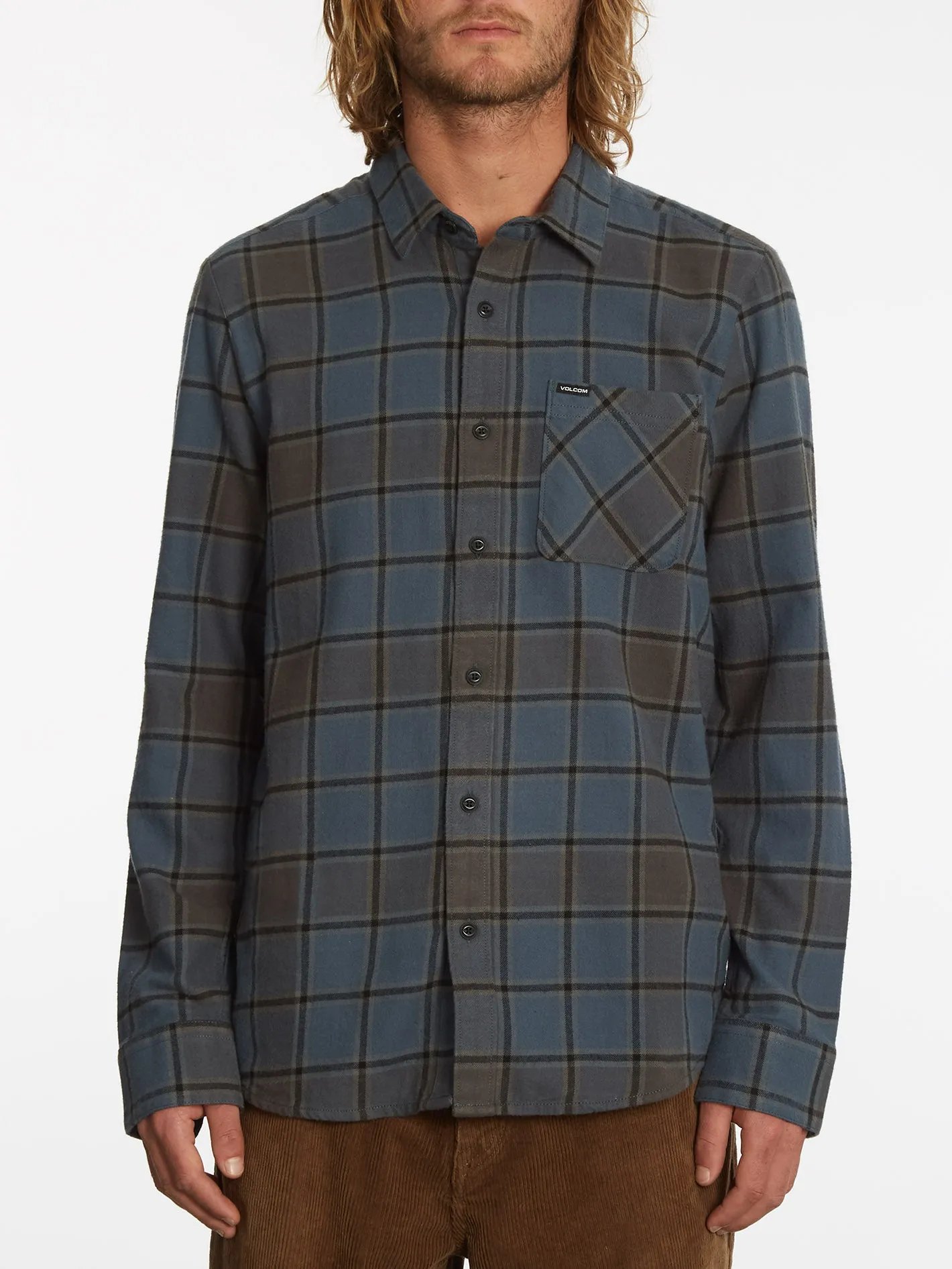 Caden Plaid Shirt - MARINA BLUE