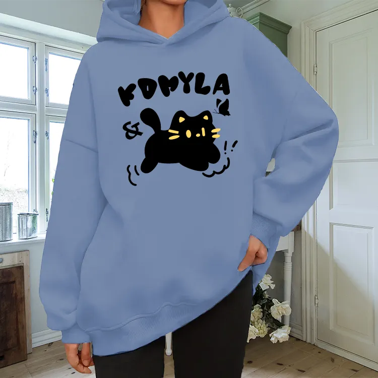 Cartoon Cat Creative Pattern T-Shirts, Hoodies, Sweatshirts