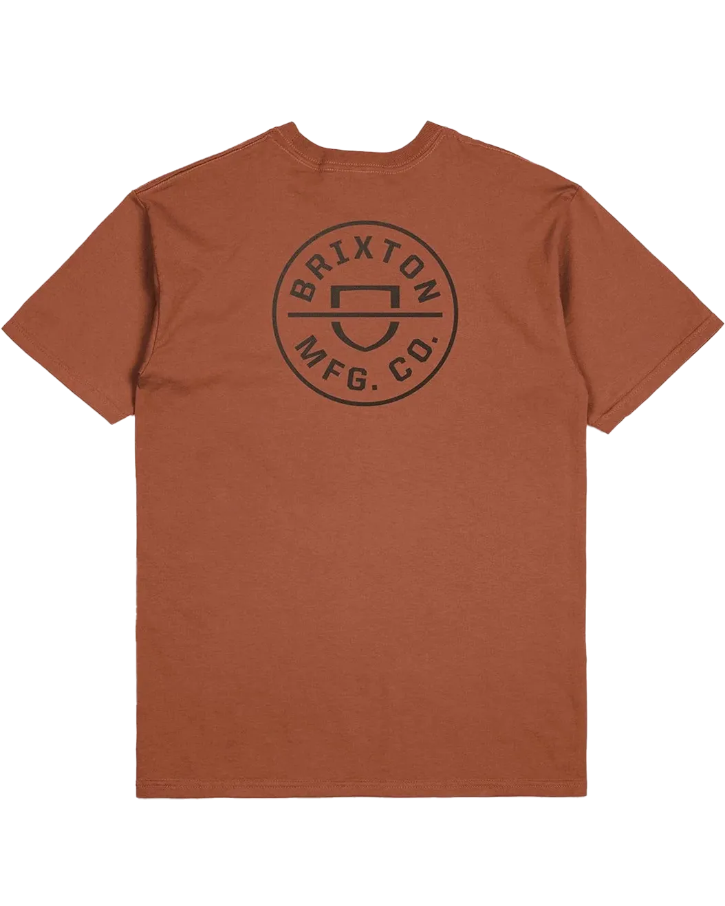 Crest II T-Shirt in Terracotta & Washed Black