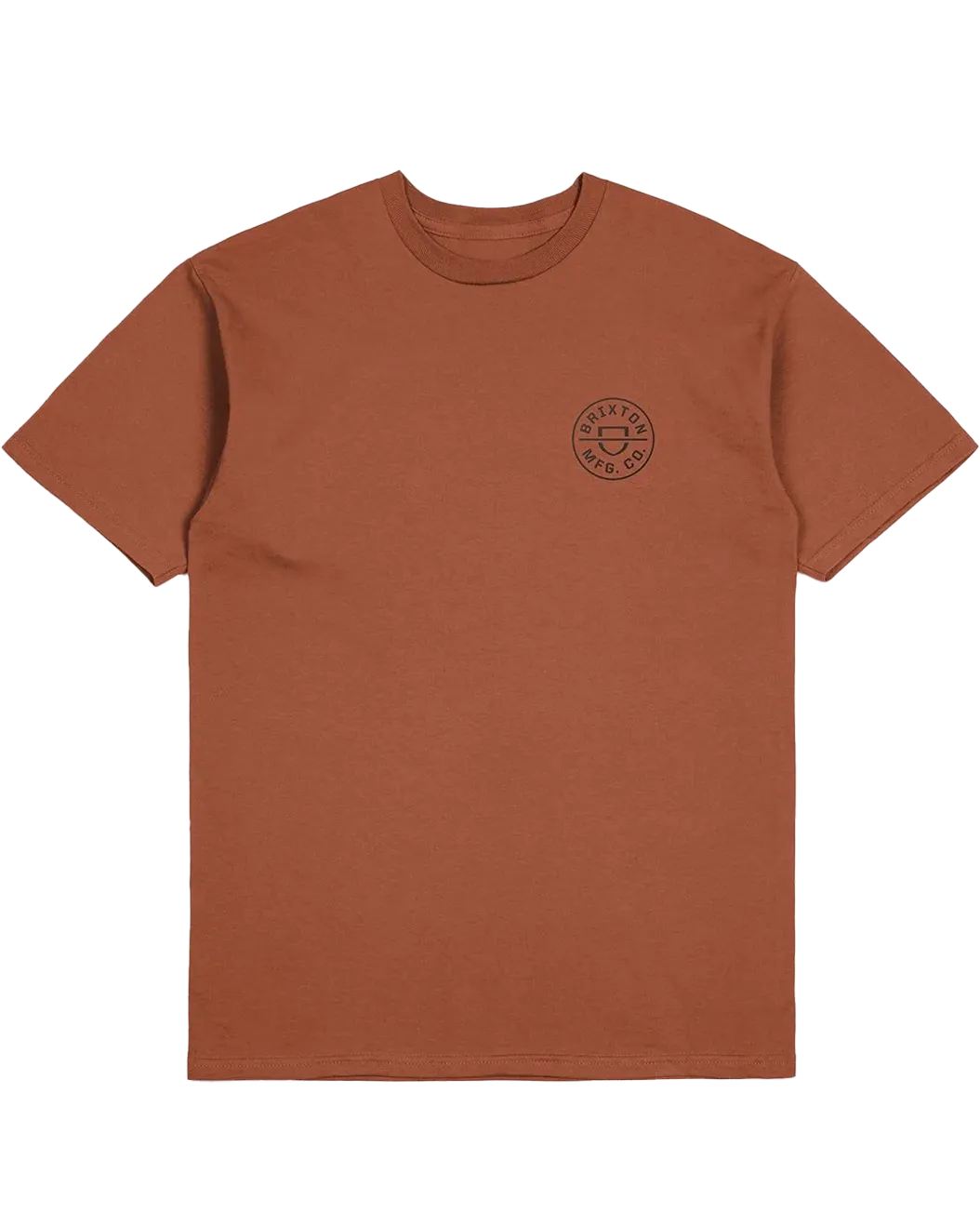 Crest II T-Shirt in Terracotta & Washed Black