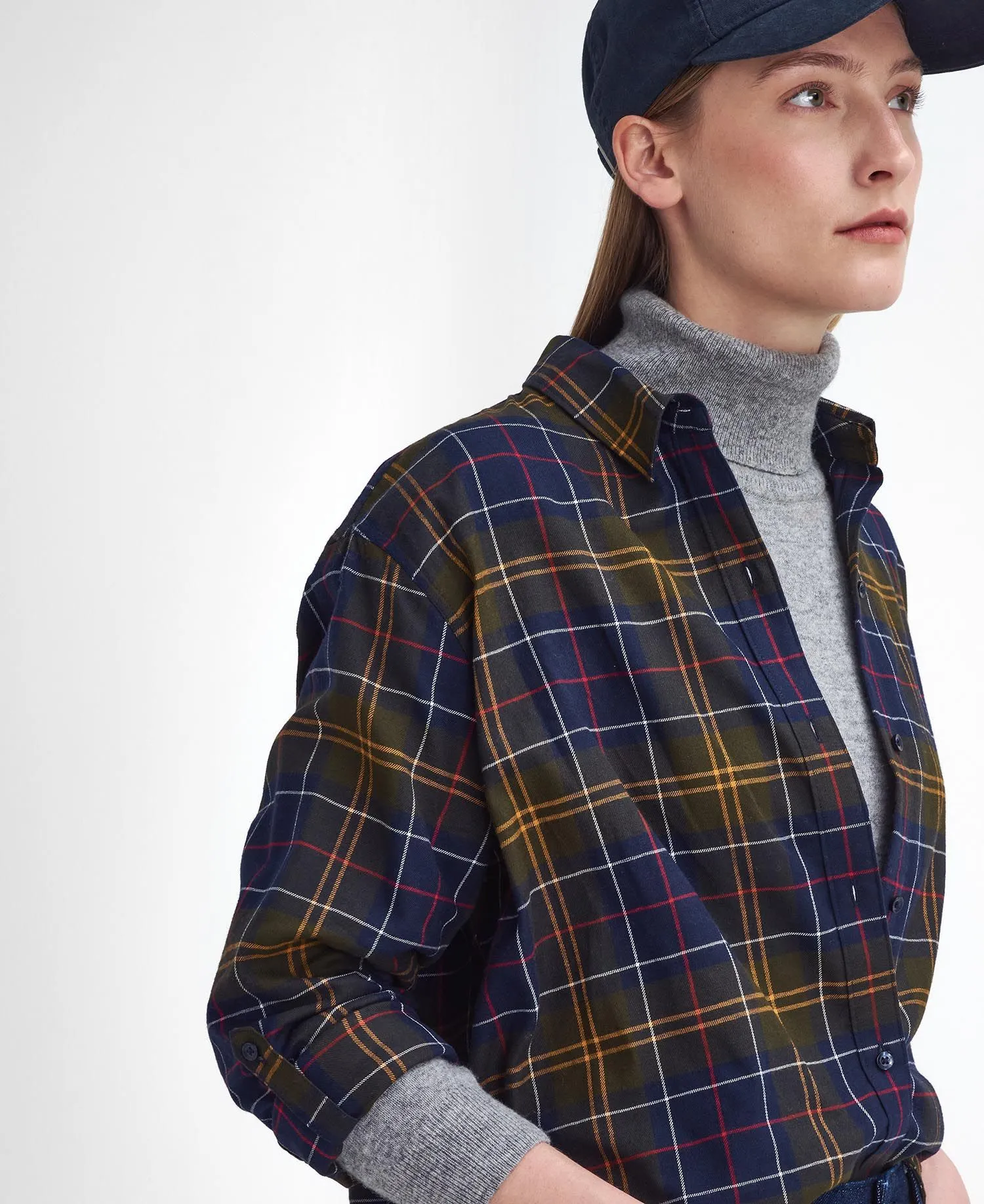 Elishaw Relaxed Long-Sleeved Shirt - Classic Tartan