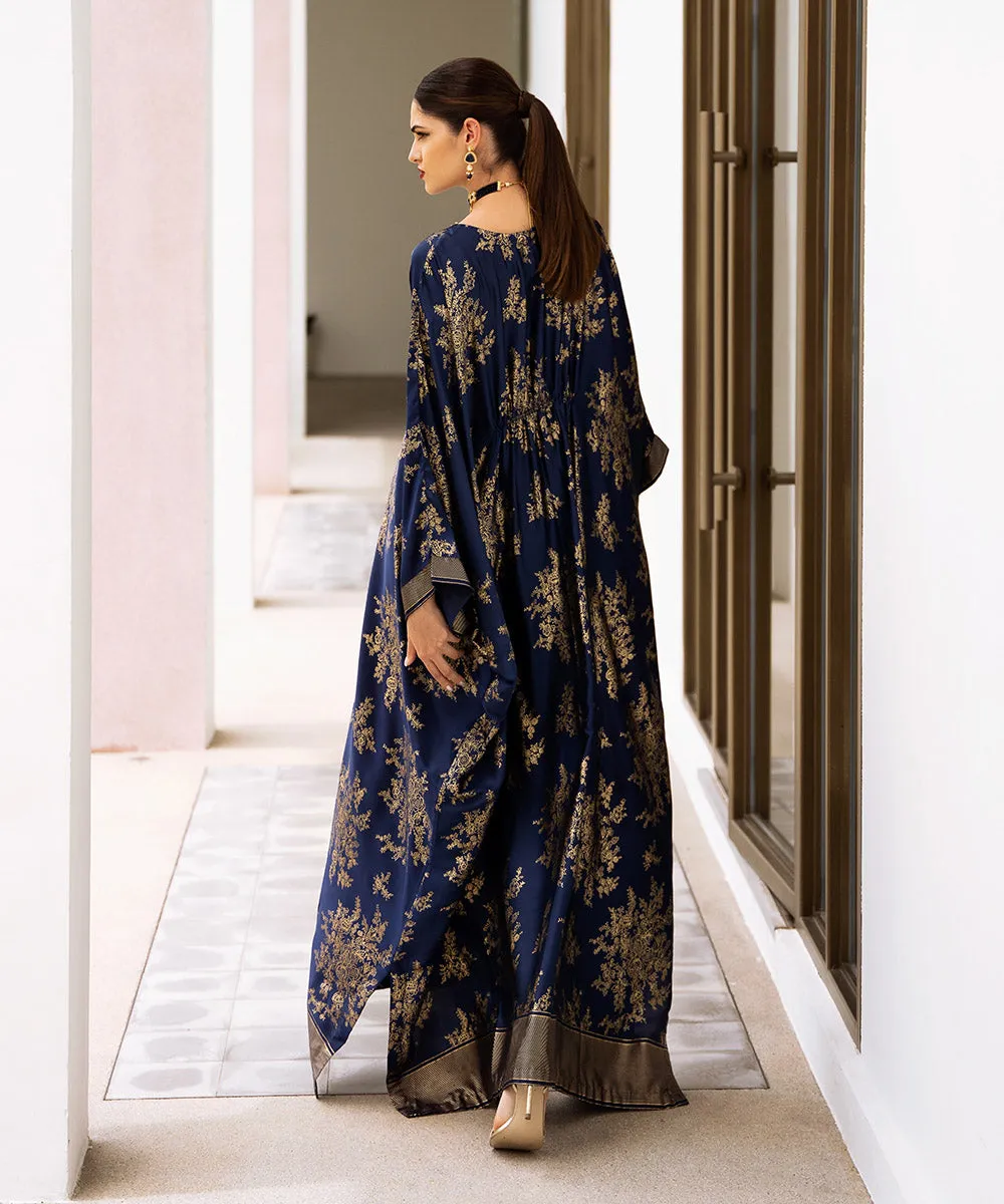 Embellished Silk Kaftan