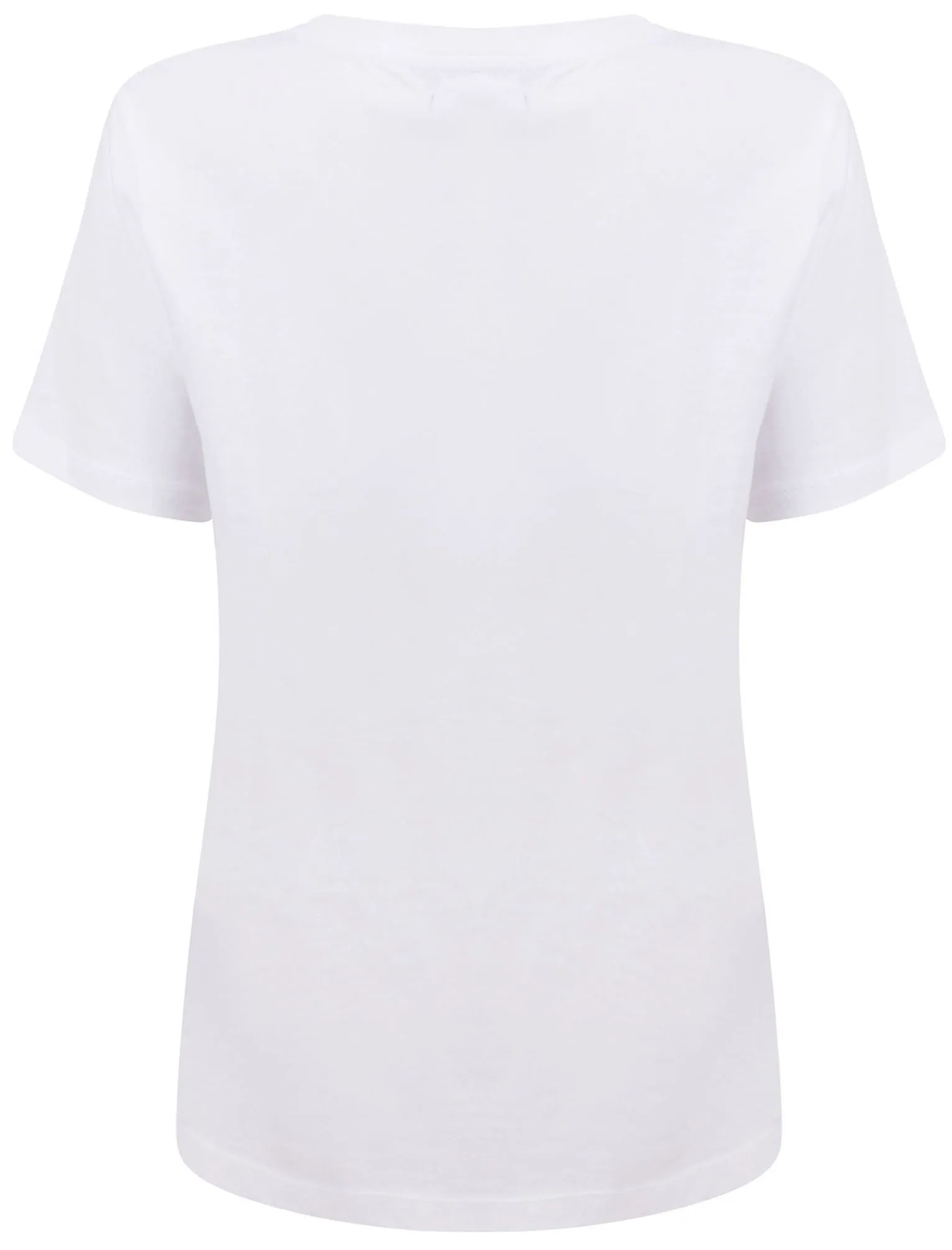 Fate In Your Hands Motif Cotton T-Shirt in Bright White - Weekend Vibes