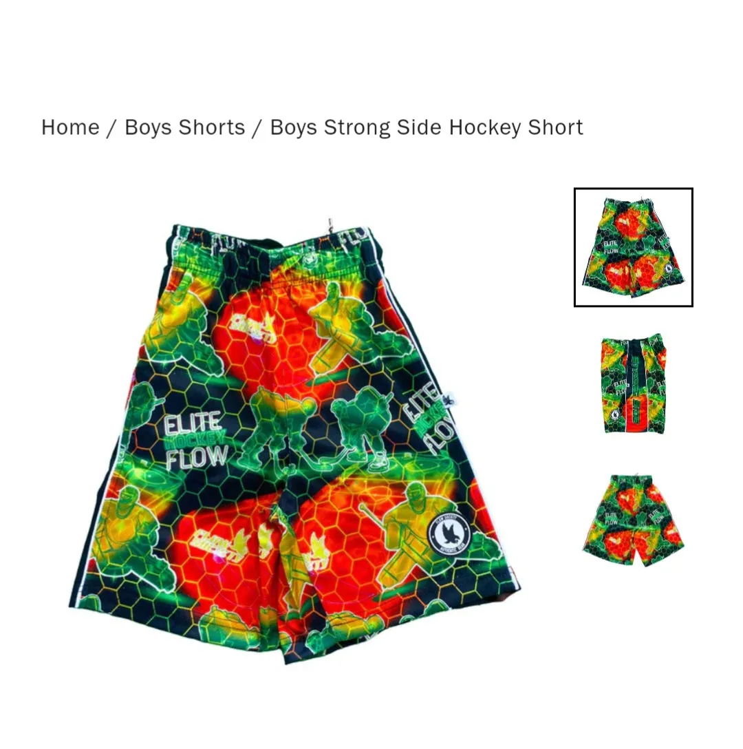 Flow Society - Boys - Strong Side Hockey Shorts