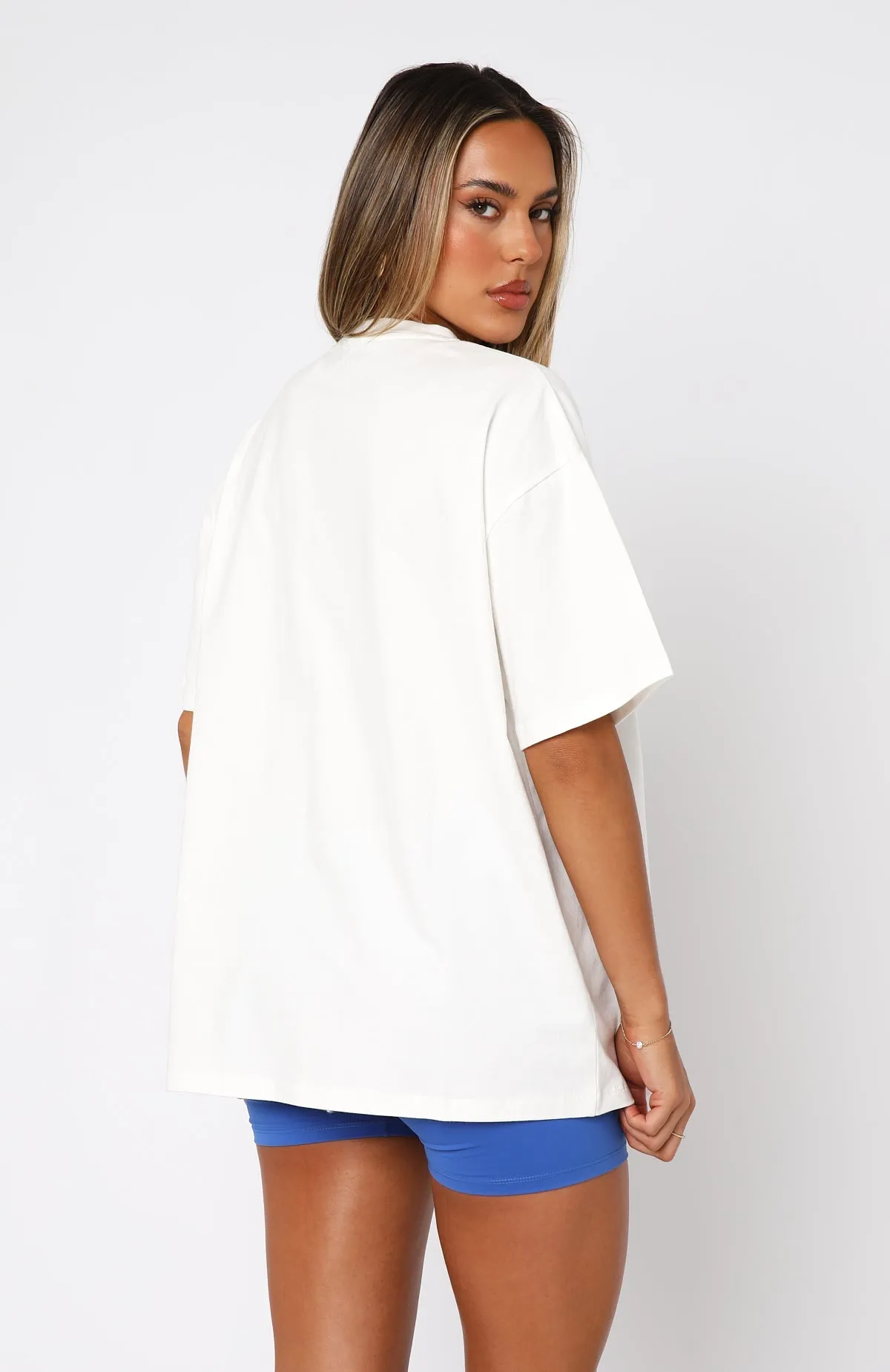 Gives You Lemons Oversized Tee White