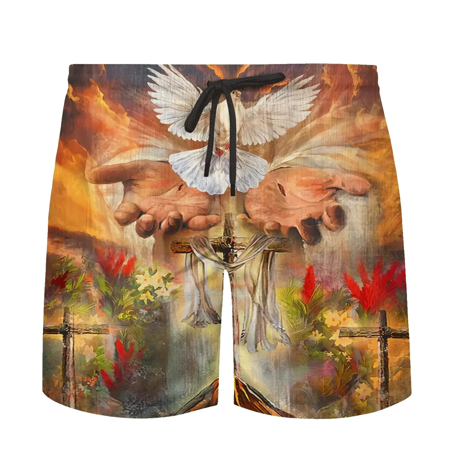 Hand Of God Holy Dove Cross Hawaiian Shirts For Men And Women - Christian Hawaiian Shirt - Hawaiian Summer Shirts