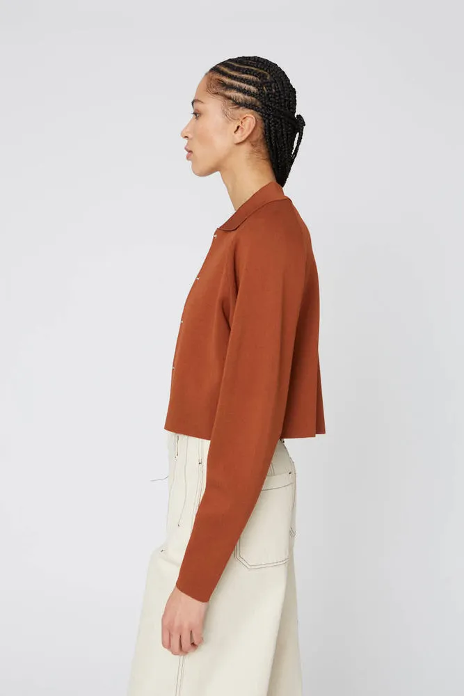 Hope - Snap Sweater - Golden Brown