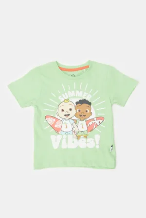 Infant Boys Blue Summer Vibes T-Shirt