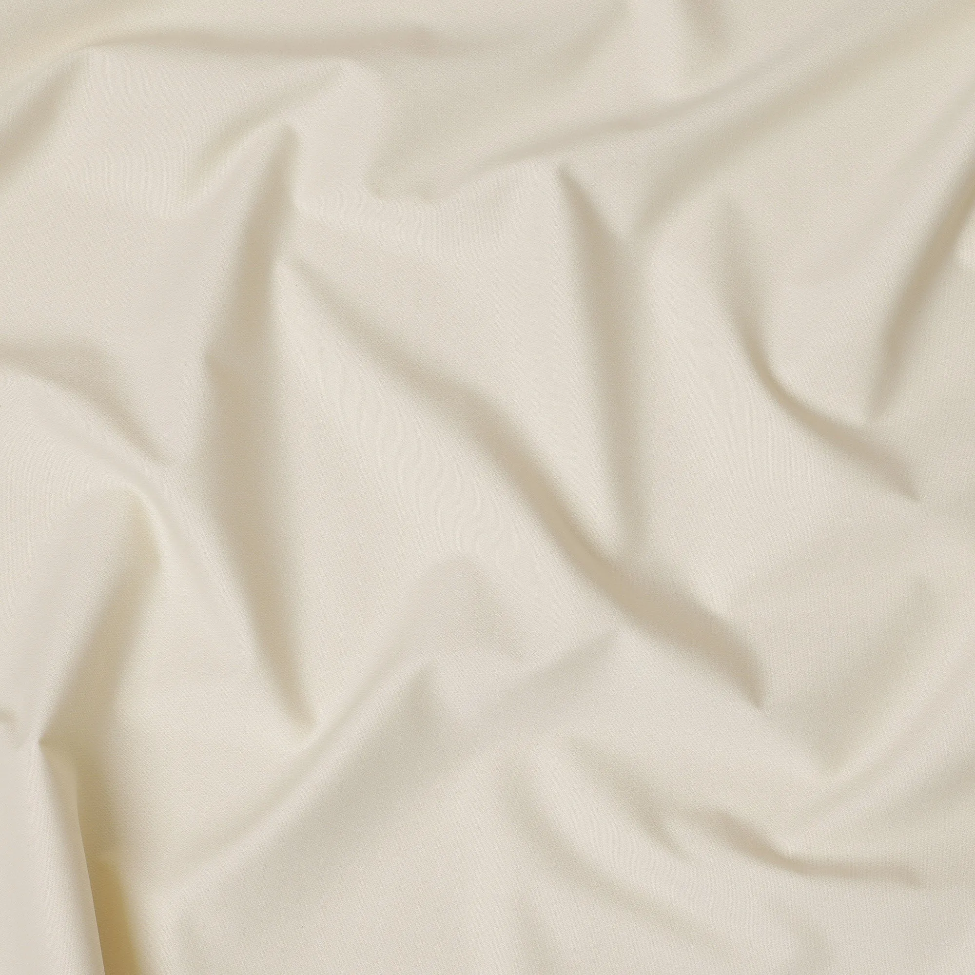 Ivory Cream Blend Swiss Cotton Shirting Fabric, 150 cm Width, Made in Switzerland-D20493