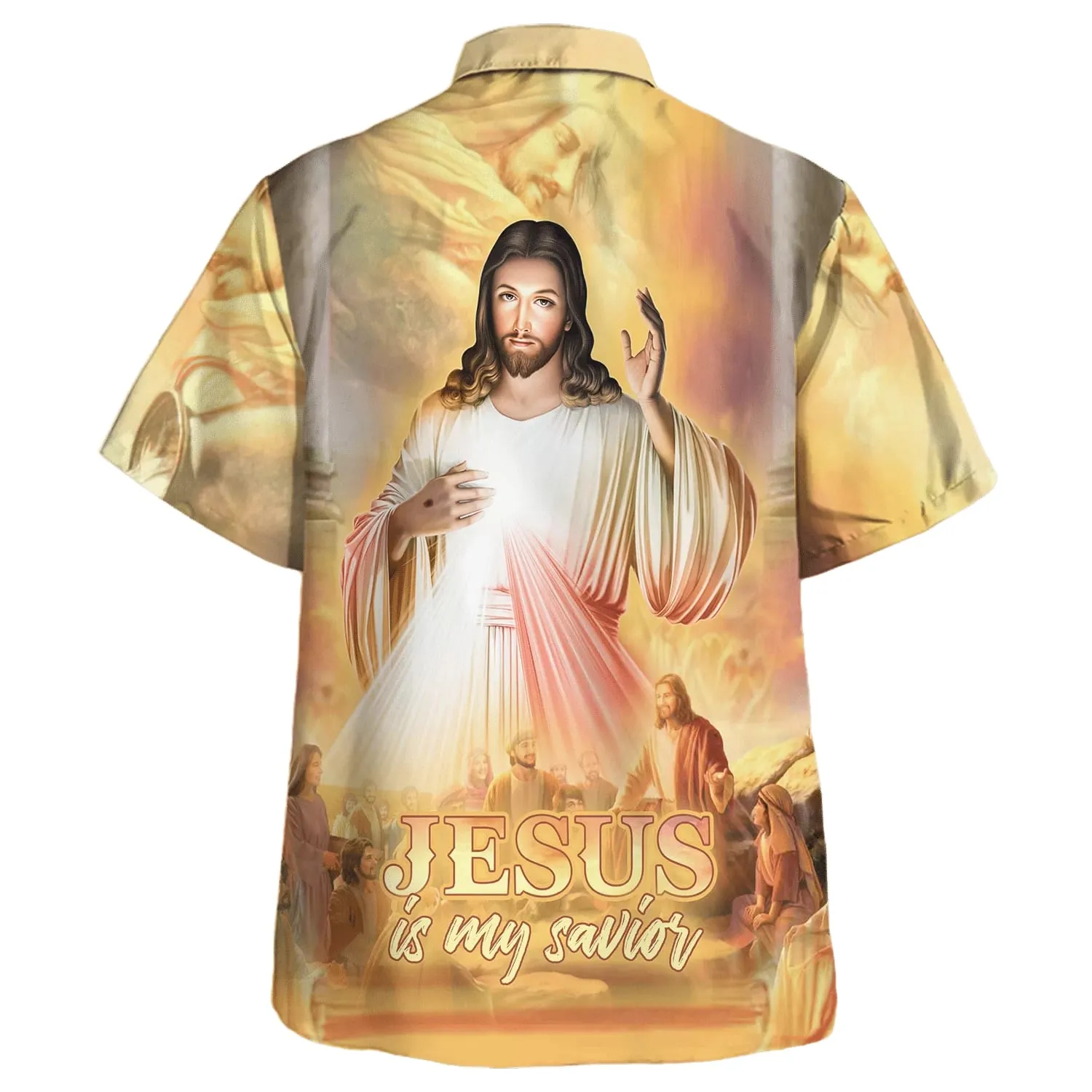 Jesus Is My Savior Hawaiian Shirt - Christ With His Disciples Hawaiian Shirts For Men & Women - Christian Hawaiian Shirt - Hawaiian Summer Shirts