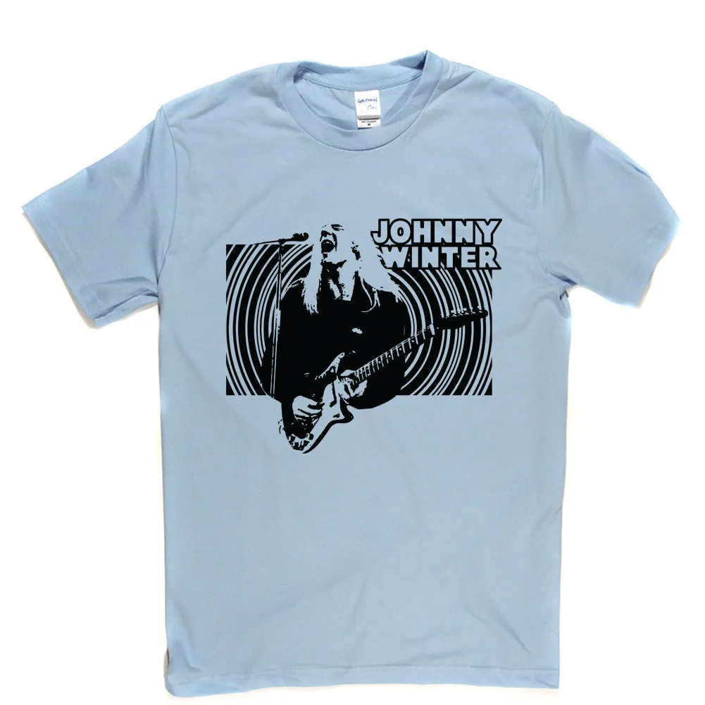 Johnny Winter Backlit T Shirt