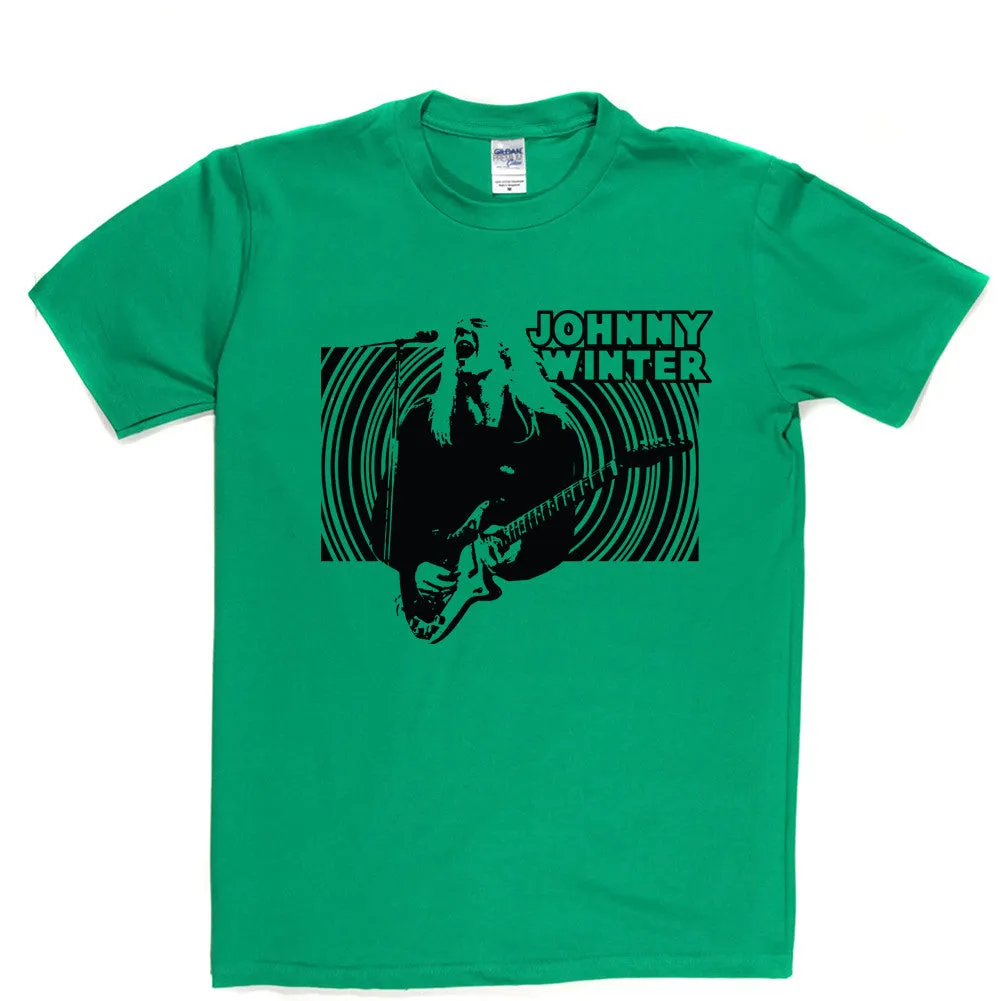 Johnny Winter Backlit T Shirt