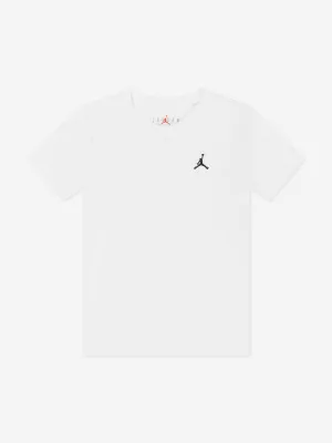 Jordan Boys Jumpman Air Embroidered T-Shirt in White