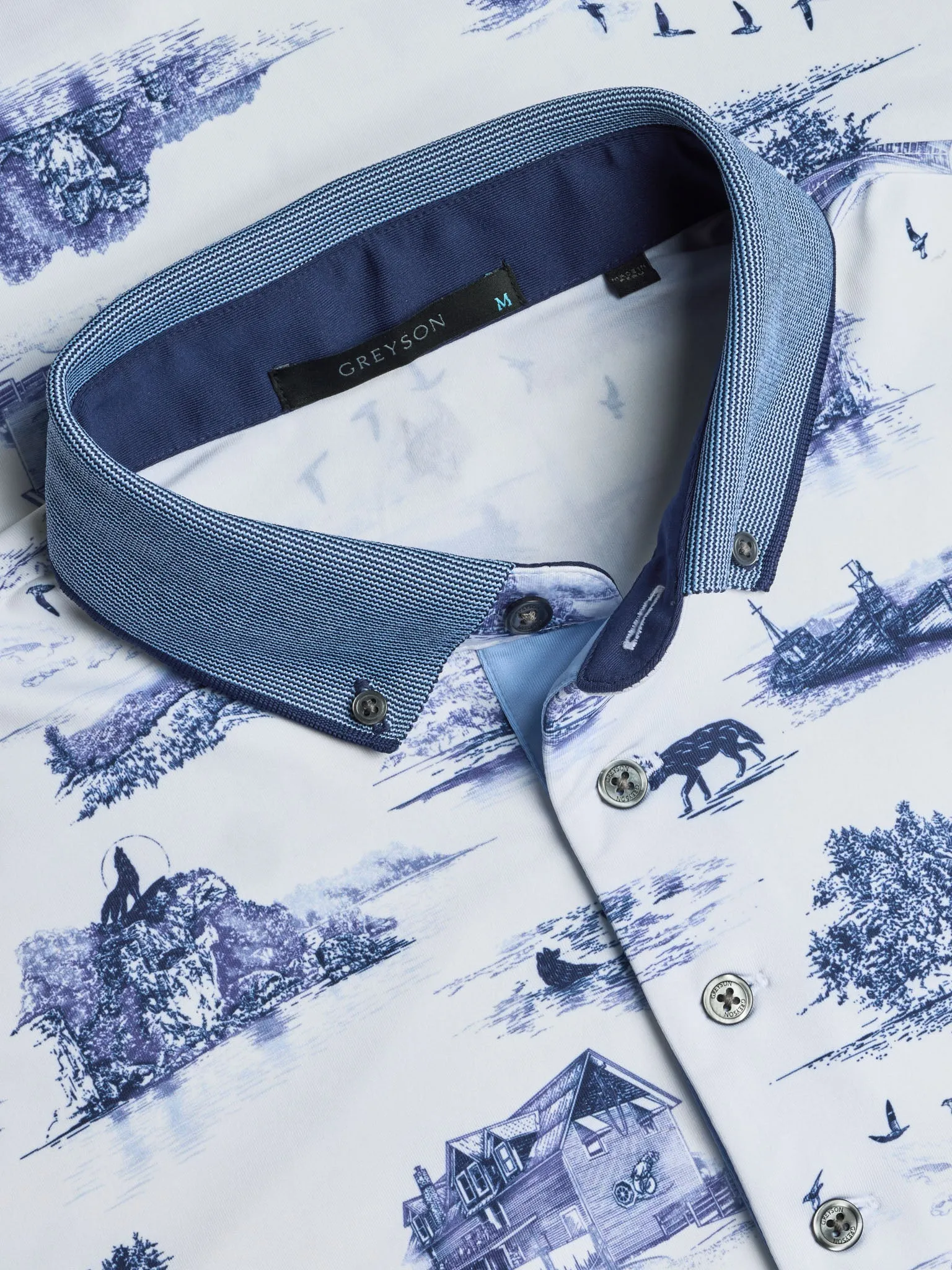 Lake Champlain Toile Polo