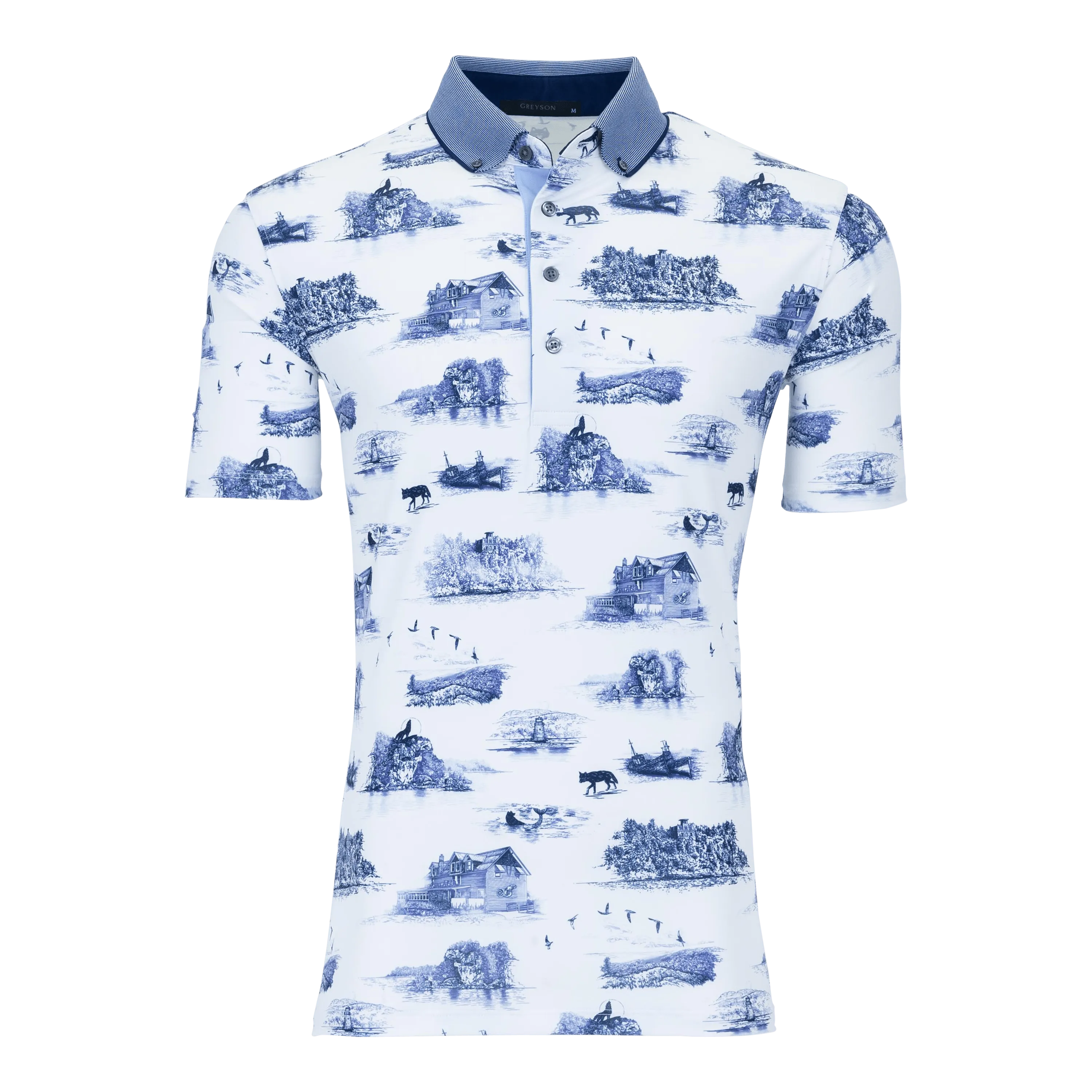 Lake Champlain Toile Polo