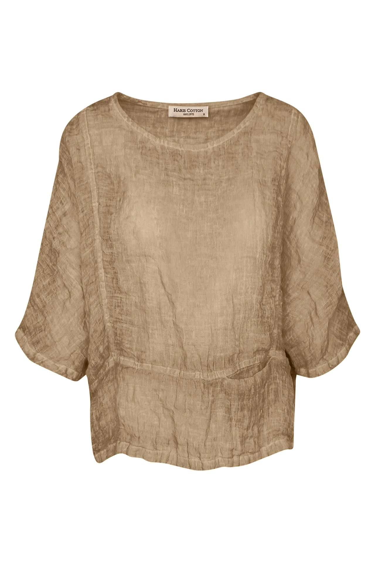 Linen Gauze Blouse Freddo Dye