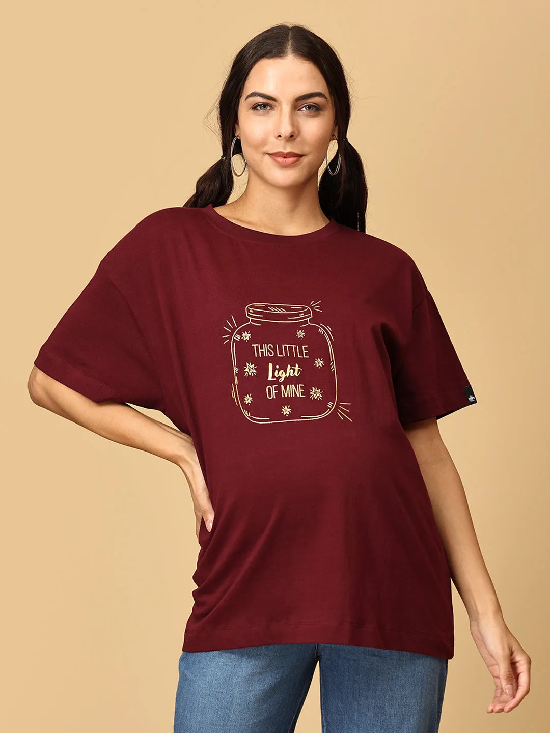 Little Light of Love Oversized Mumma T shirt