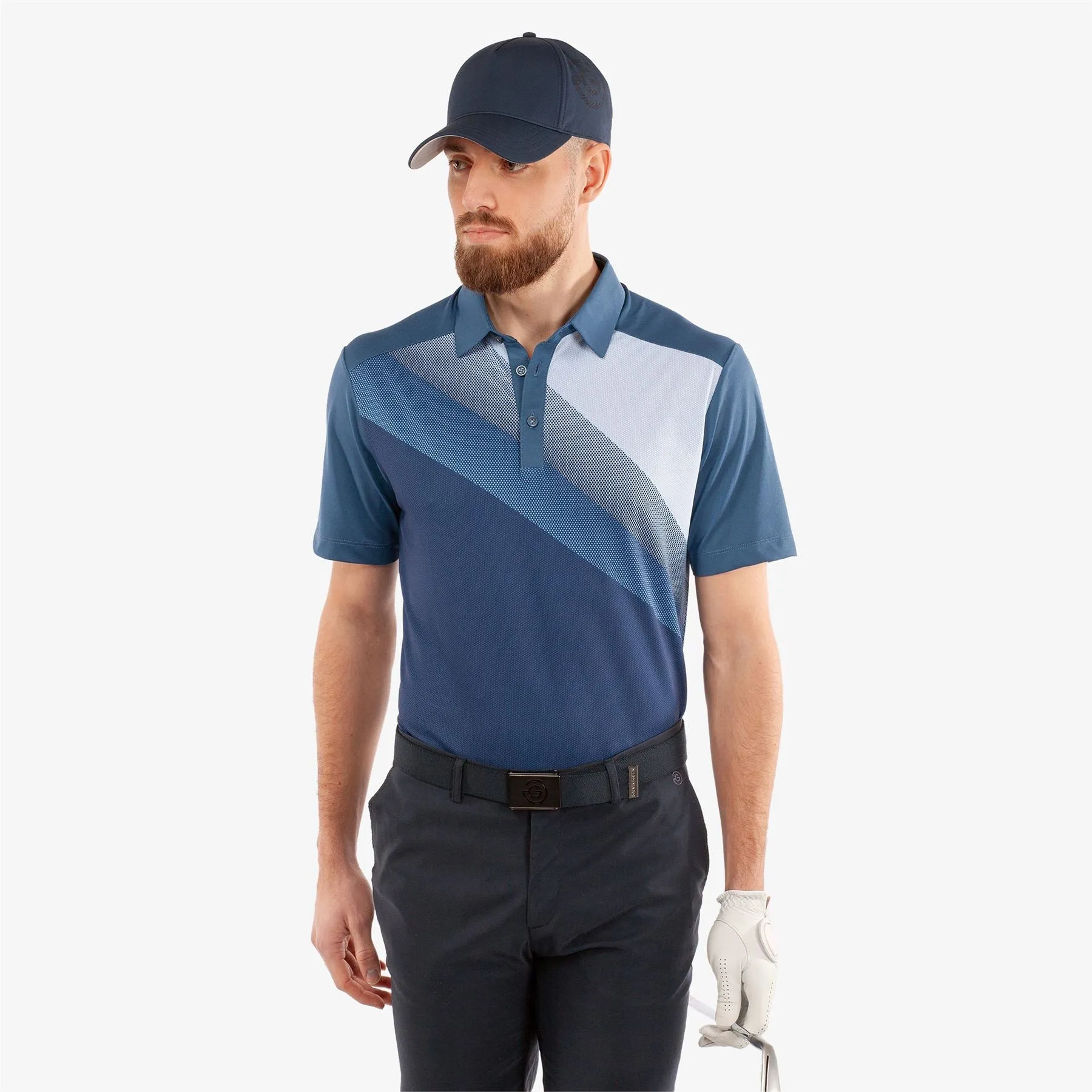 Macoy VENTIL8  Polo Navy/Alaskan Blue - AW24