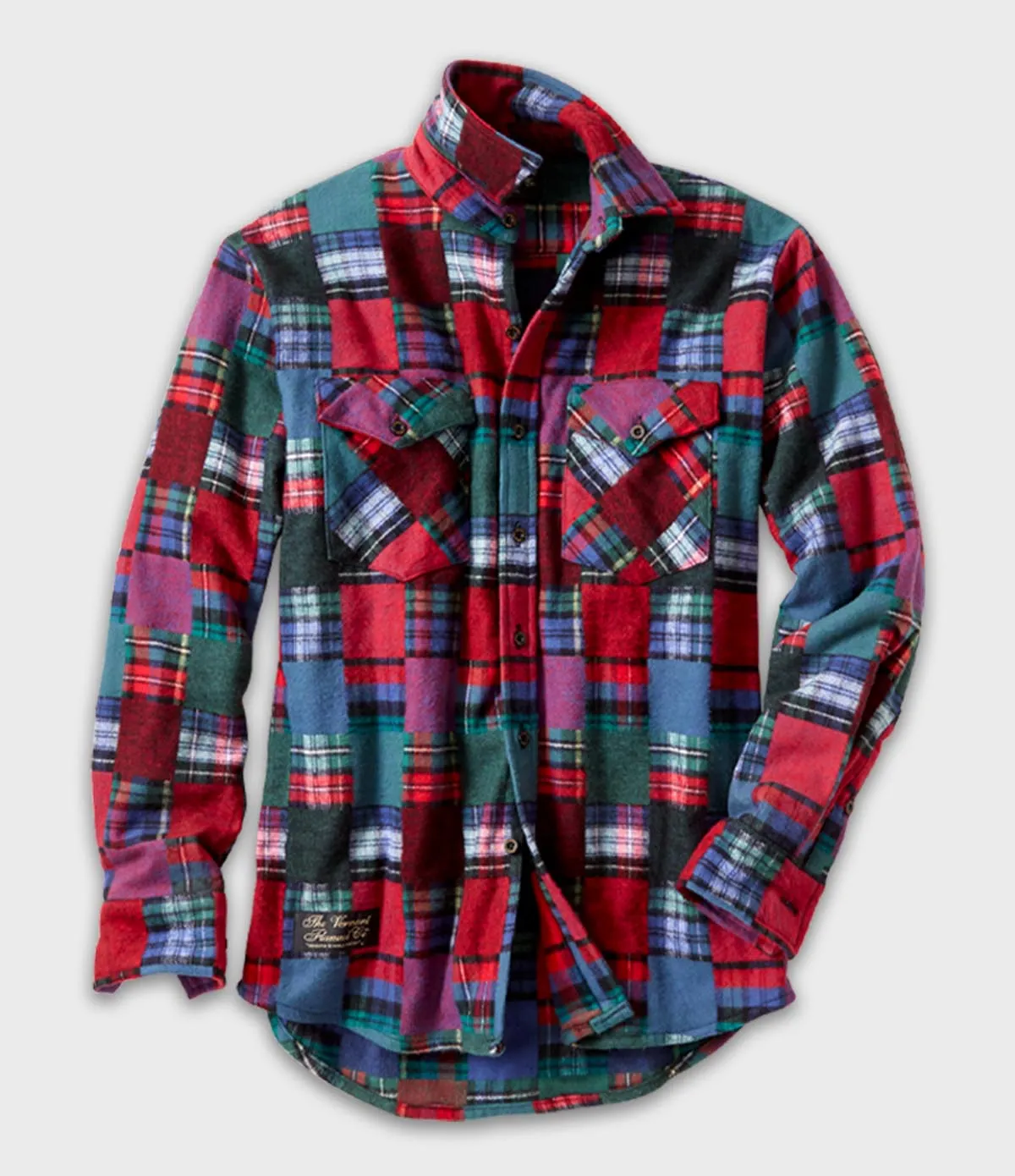 Men's Classic Flannel Shacket - Patchwork