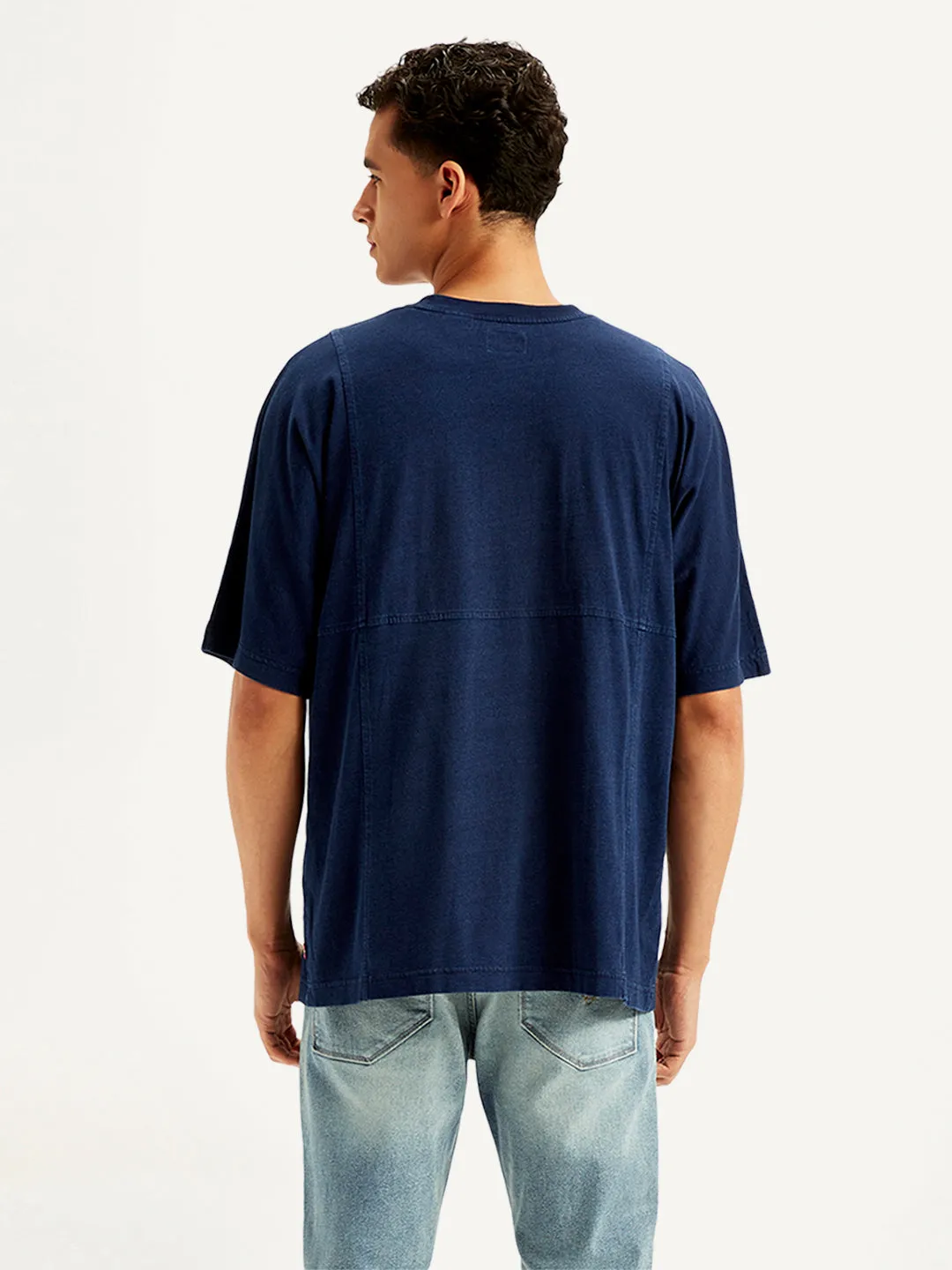 Men's Solid Regular Fit T-Shirt