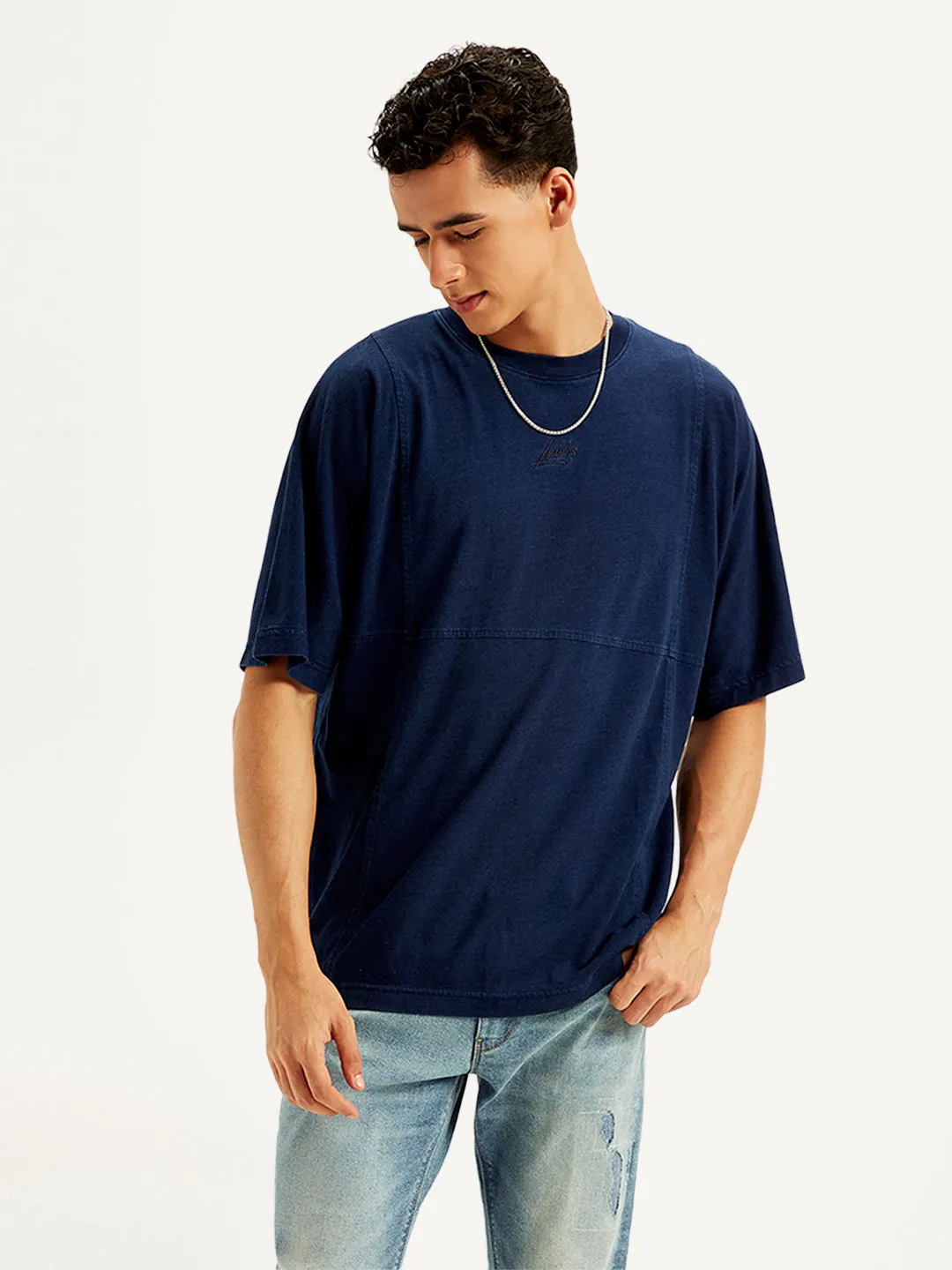 Men's Solid Regular Fit T-Shirt