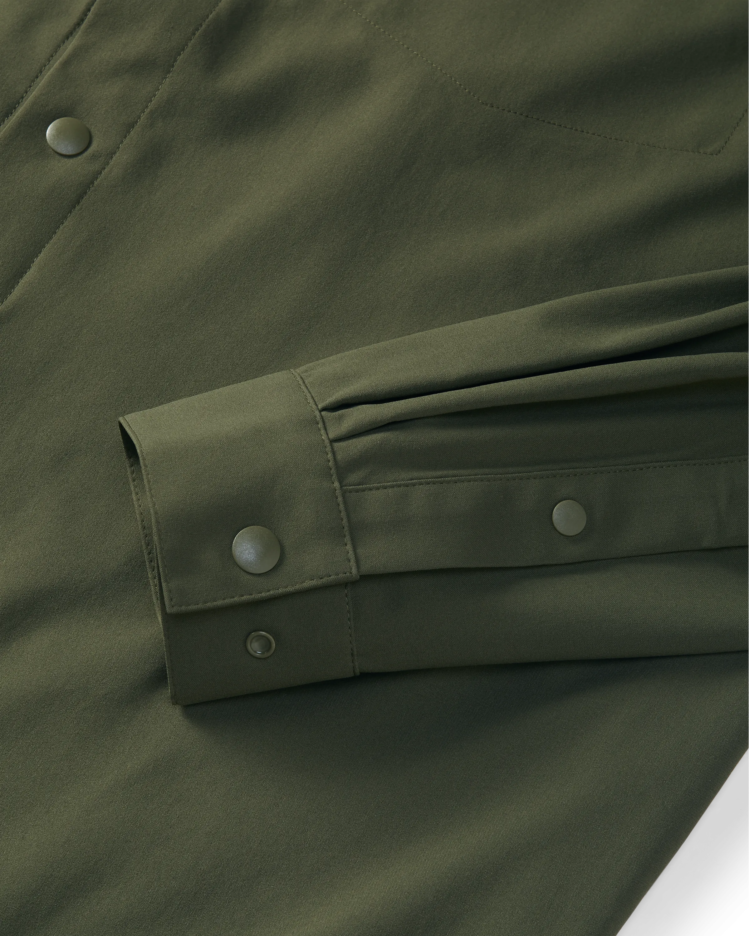 Mesa Vented LS Snap Shirt | Olive