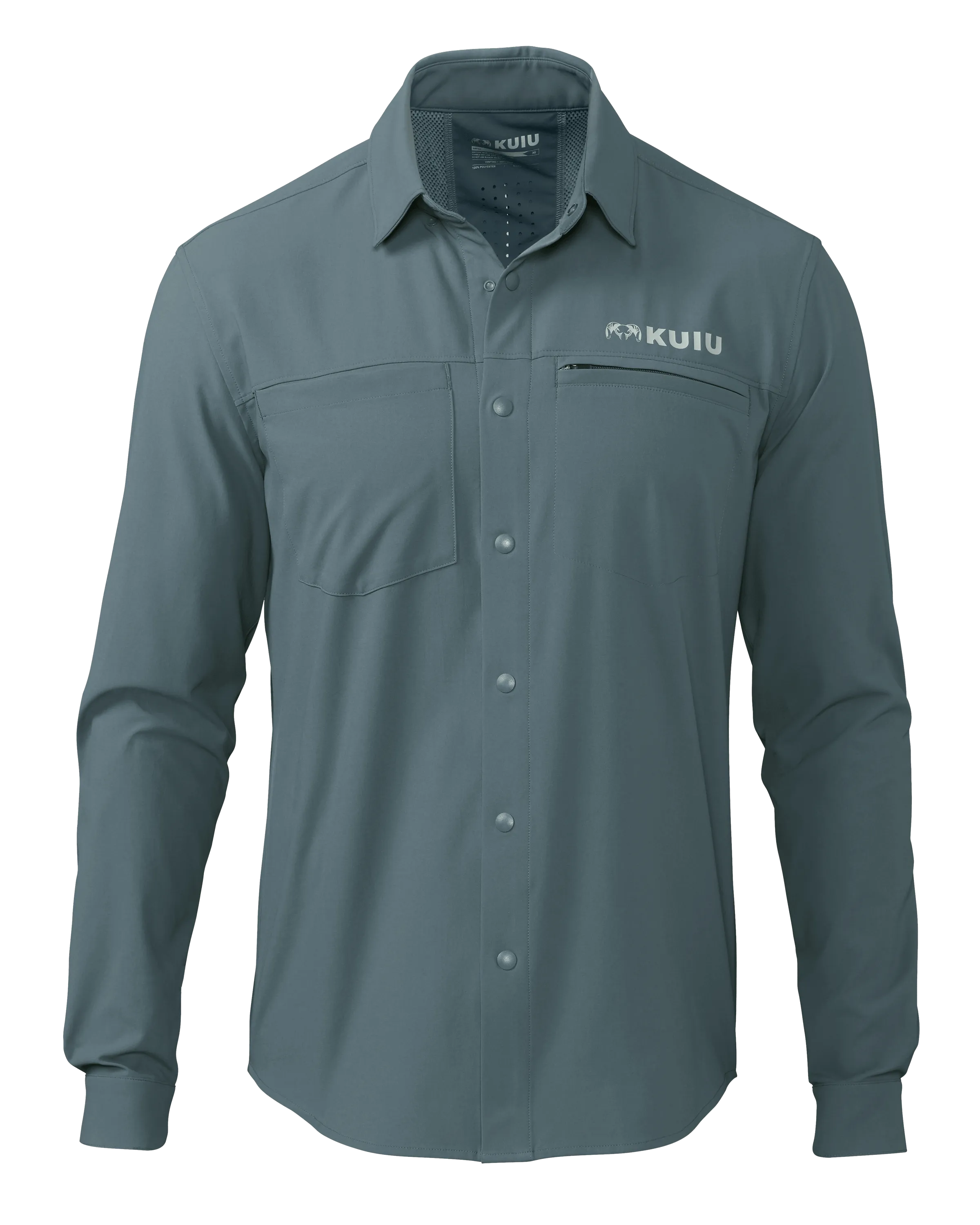 Mesa Vented LS Snap Shirt | Storm