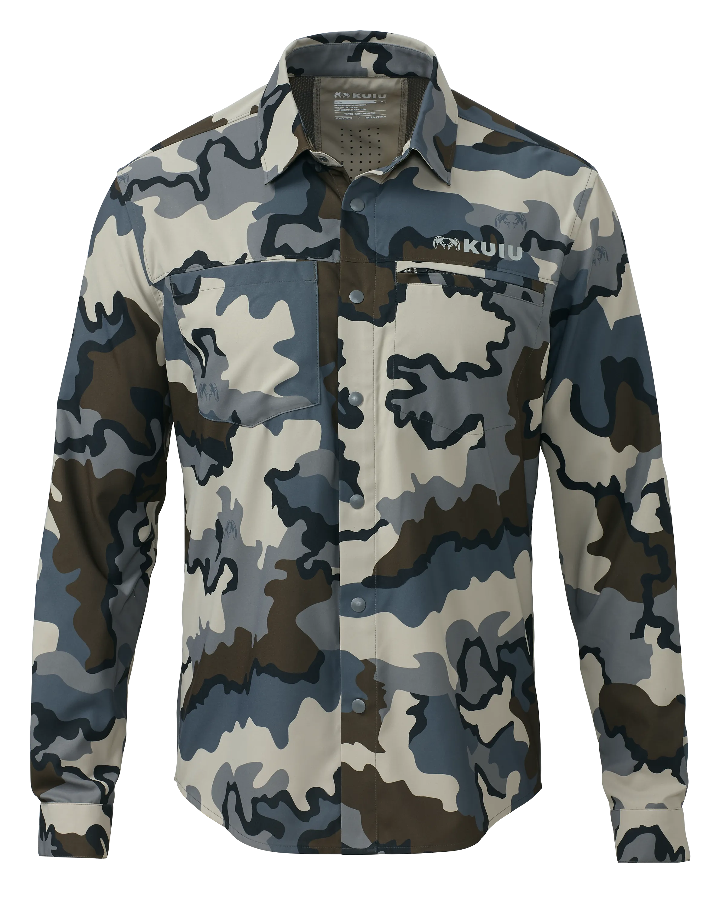 Mesa Vented LS Snap Shirt | Vias