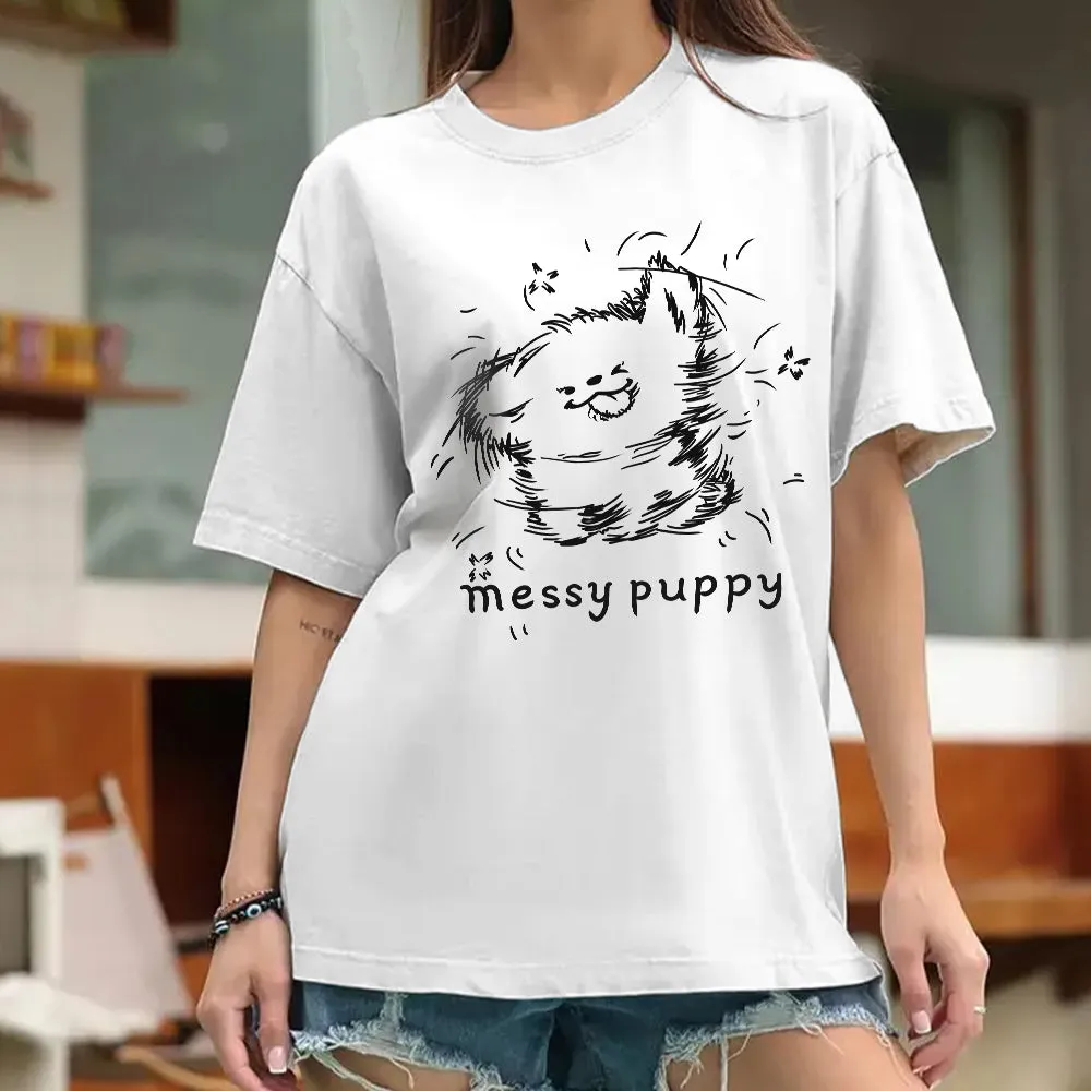 Messy Puppy Creative Pattern T-Shirts, Hoodies, Sweatshirts